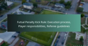 Regla del tiro penal en futsal: Proceso de ejecución, Responsabilidades del jugador, Directrices del árbitro
