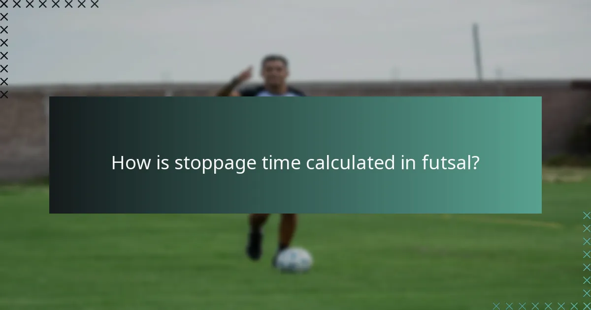 ¿Cómo se calcula el tiempo de compensación en el futsal?